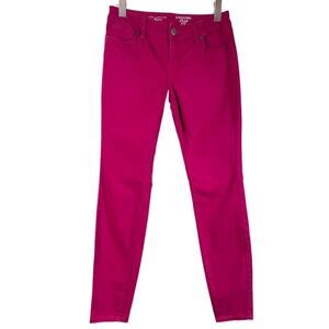 The Limited Jegging Jean 678 Skinny Ankle Mid Rise Hot Pink Women’s Size 4